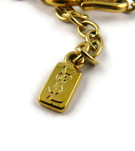 ysl padlock necklace|ysl st laurent necklace.